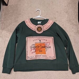Green Queen of Champagne Sweatshirt